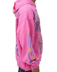 LIVE WIRE HOODIE PINK