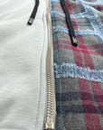 CHECK FLANNEL HOODIE