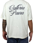 COSTA OVERSIZED T-SHIRT GALLERIA CORSIVO OFF WHITE