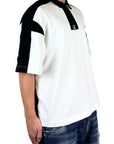 WHITE AND BLACK G POLO