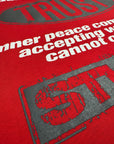 RED TEE DOUBLE PRINT EMO.T.RUST