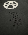 ANARCHY T-SHIRT WASHED BLACK
