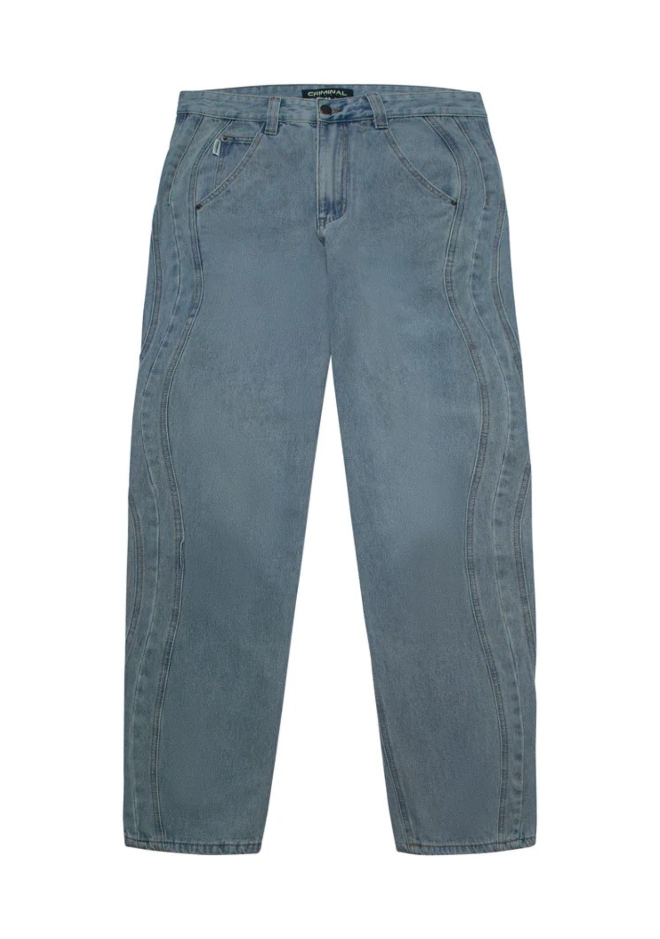 WAVY DENIM PANT