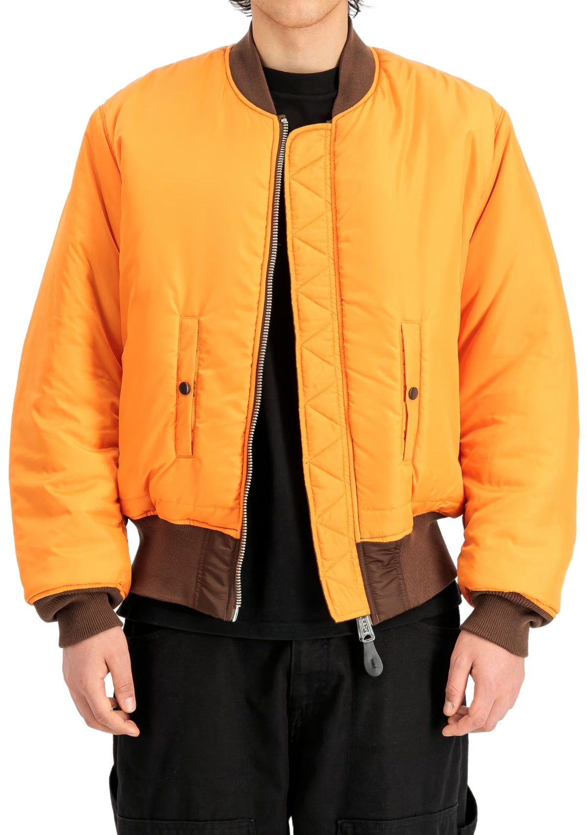 MA-1 HERITAGE BOMBER JACKET POWDER BROWN