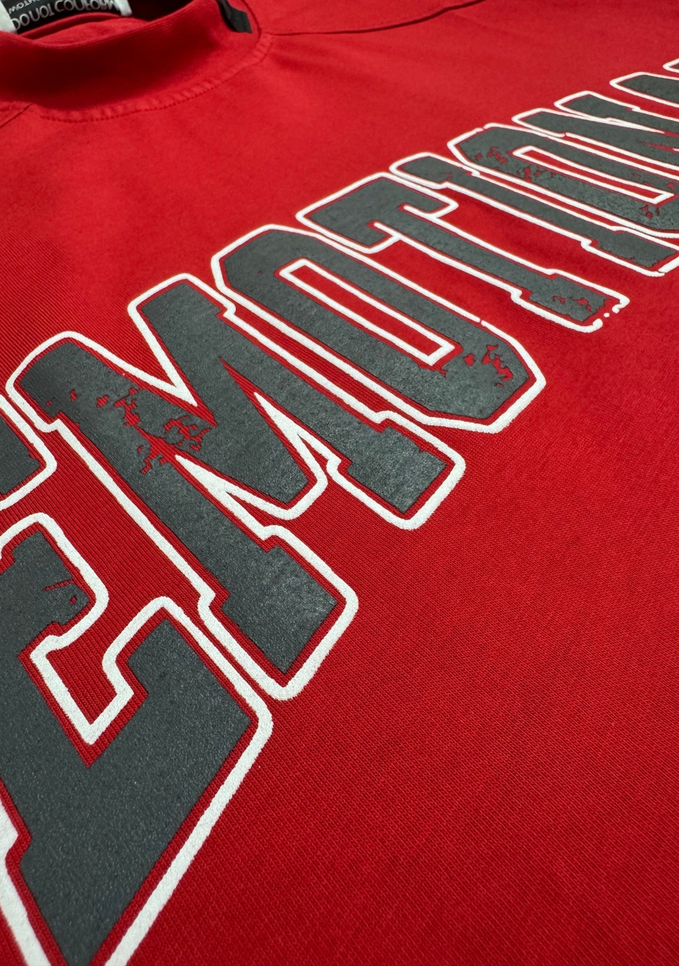 RED TEE DOUBLE PRINT EMO.T.RUST
