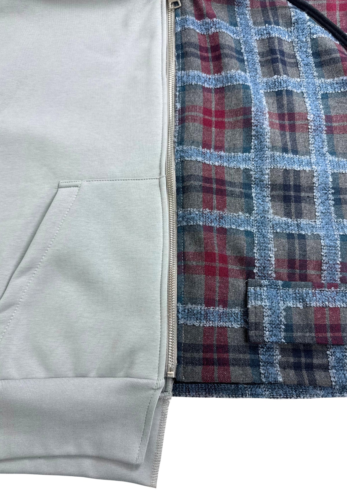 CHECK FLANNEL HOODIE