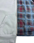CHECK FLANNEL HOODIE