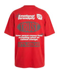 RED TEE DOUBLE PRINT EMO.T.RUST
