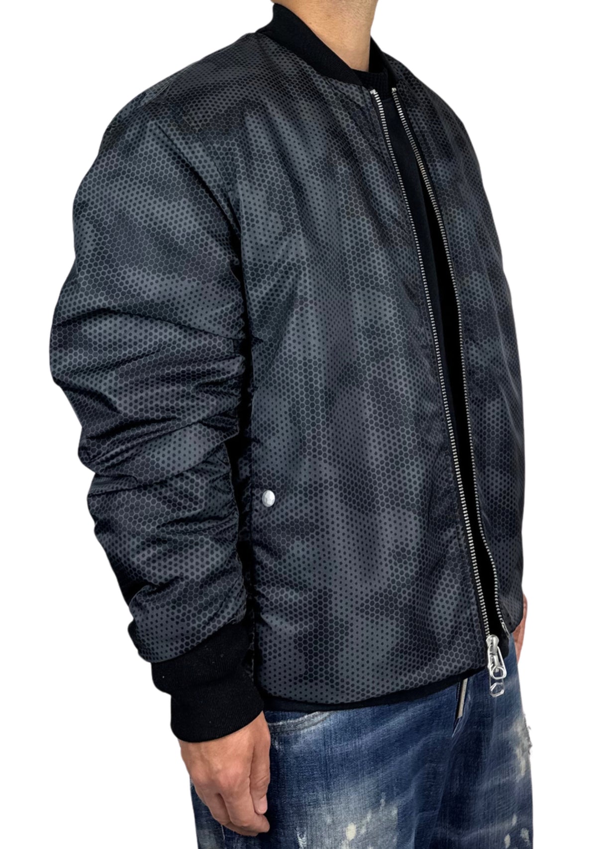 PRINT MINIMAL BOMBER