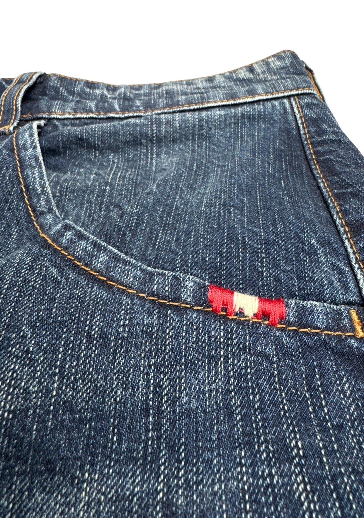 JEANS TWIST SLUB DENIM DARK