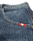 JEANS TWIST SLUB DENIM DARK
