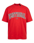 RED TEE DOUBLE PRINT EMO.T.RUST