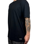 T-SHIRT MICRO LOGO AMISH BLACK