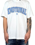 WHITE TEE DOUBLE PRINT EMO.T.RUST