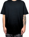 T-SHIRT MICRO LOGO AMISH BLACK