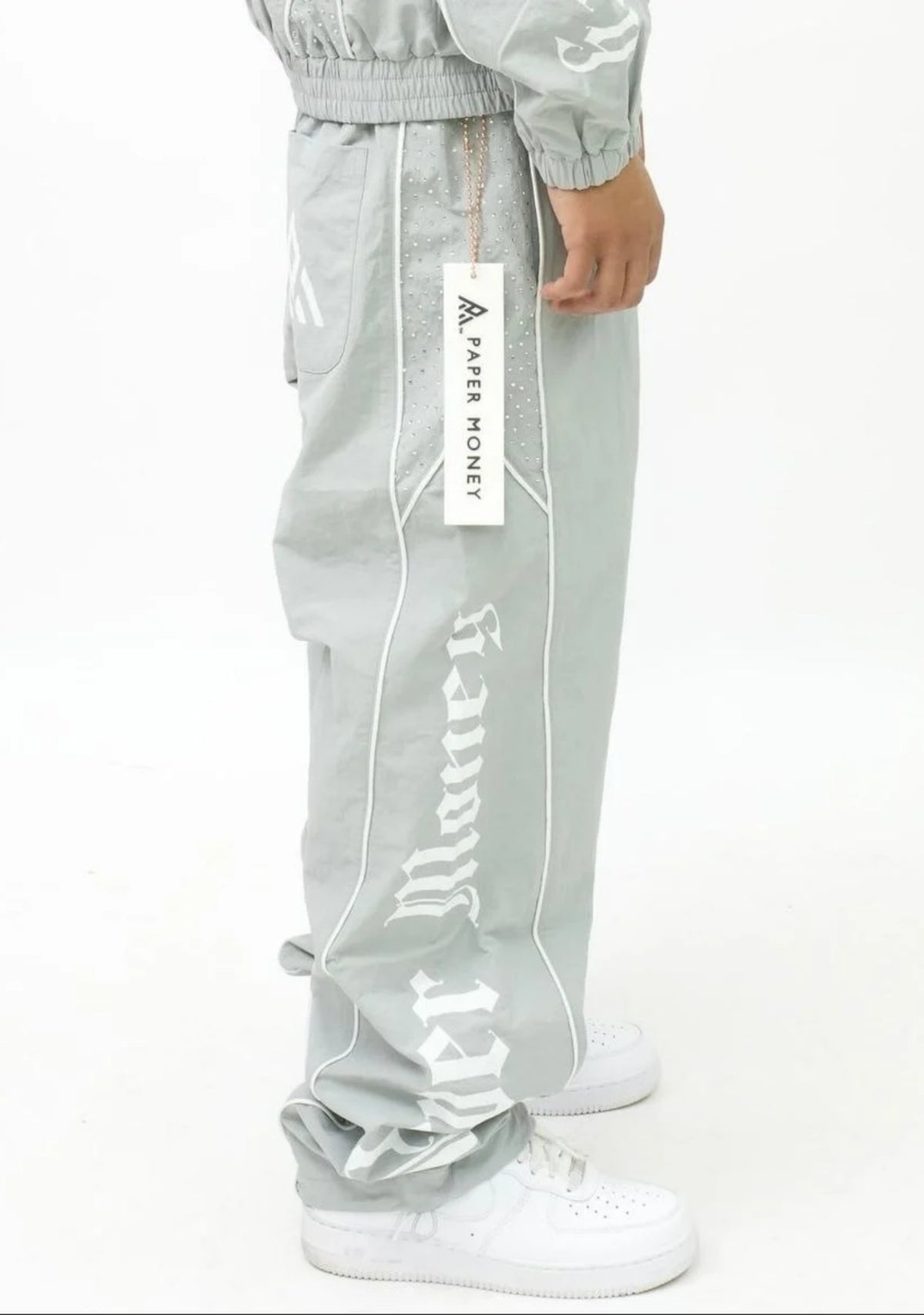 RUSH NYLON TRACKSUITE GREY