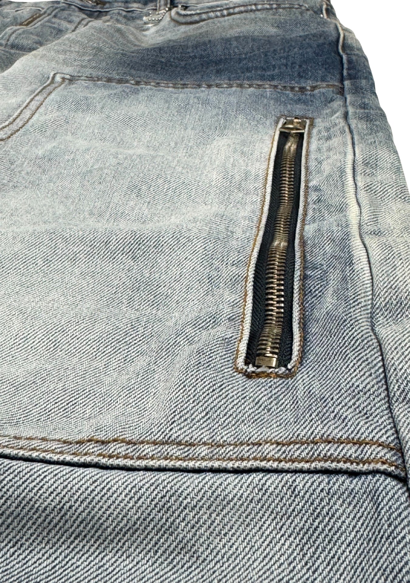 CARPENTER ZIP BLUE BAGGY