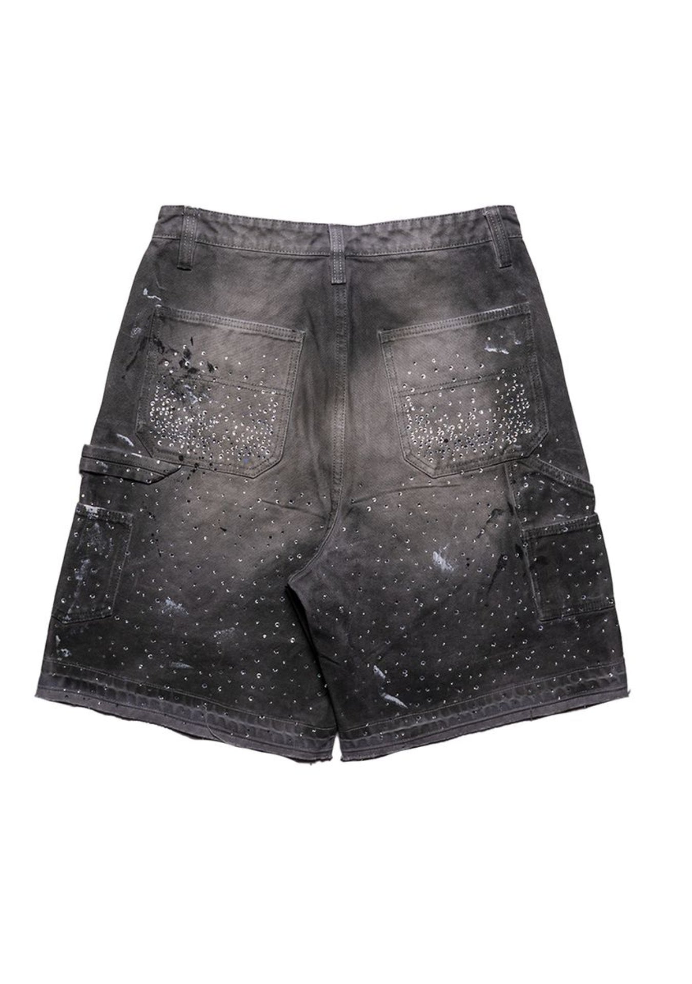GREY CRYSTALIZED SHORT