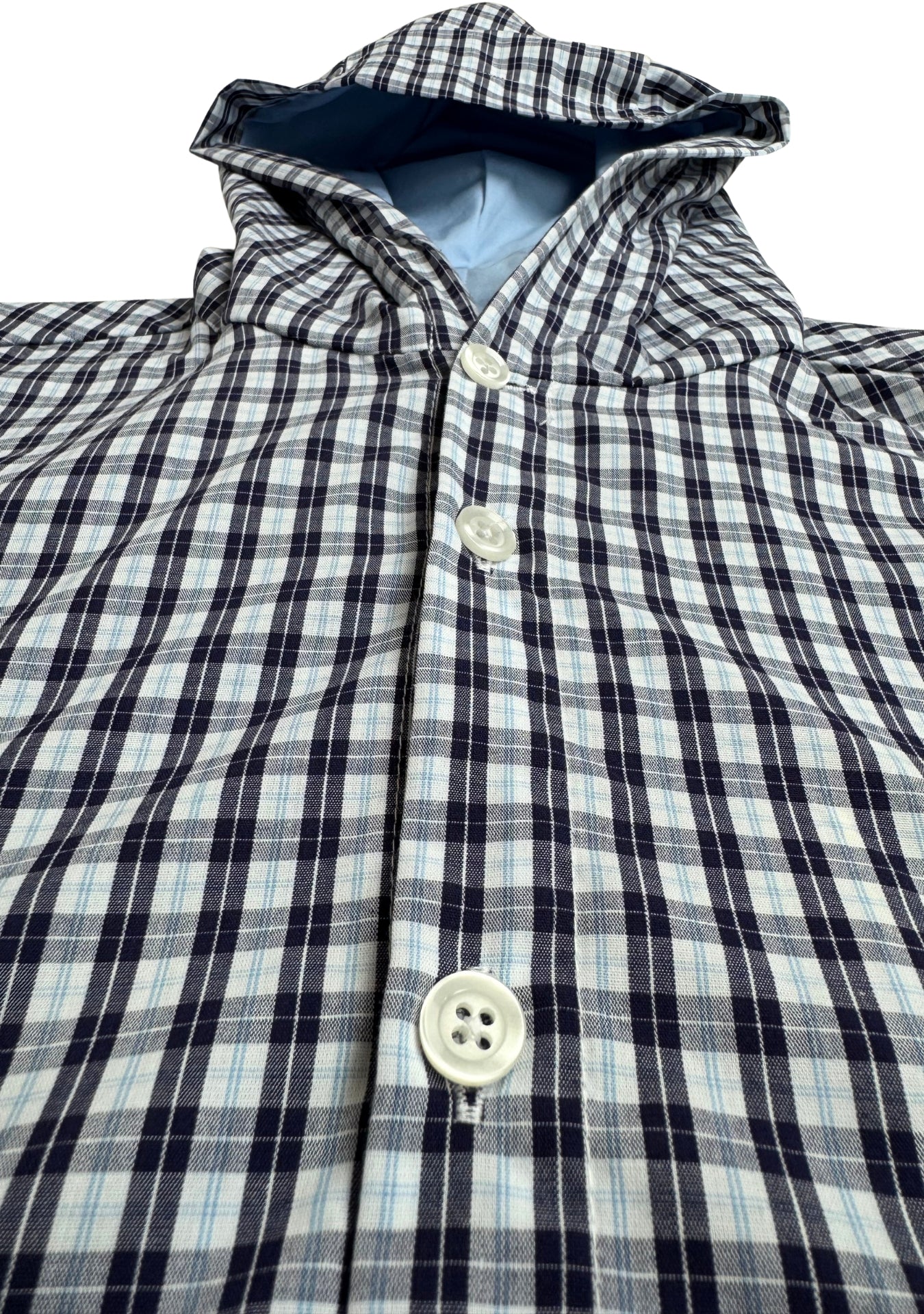 HOODED CHECK SHIRT PRINT ASPIRE