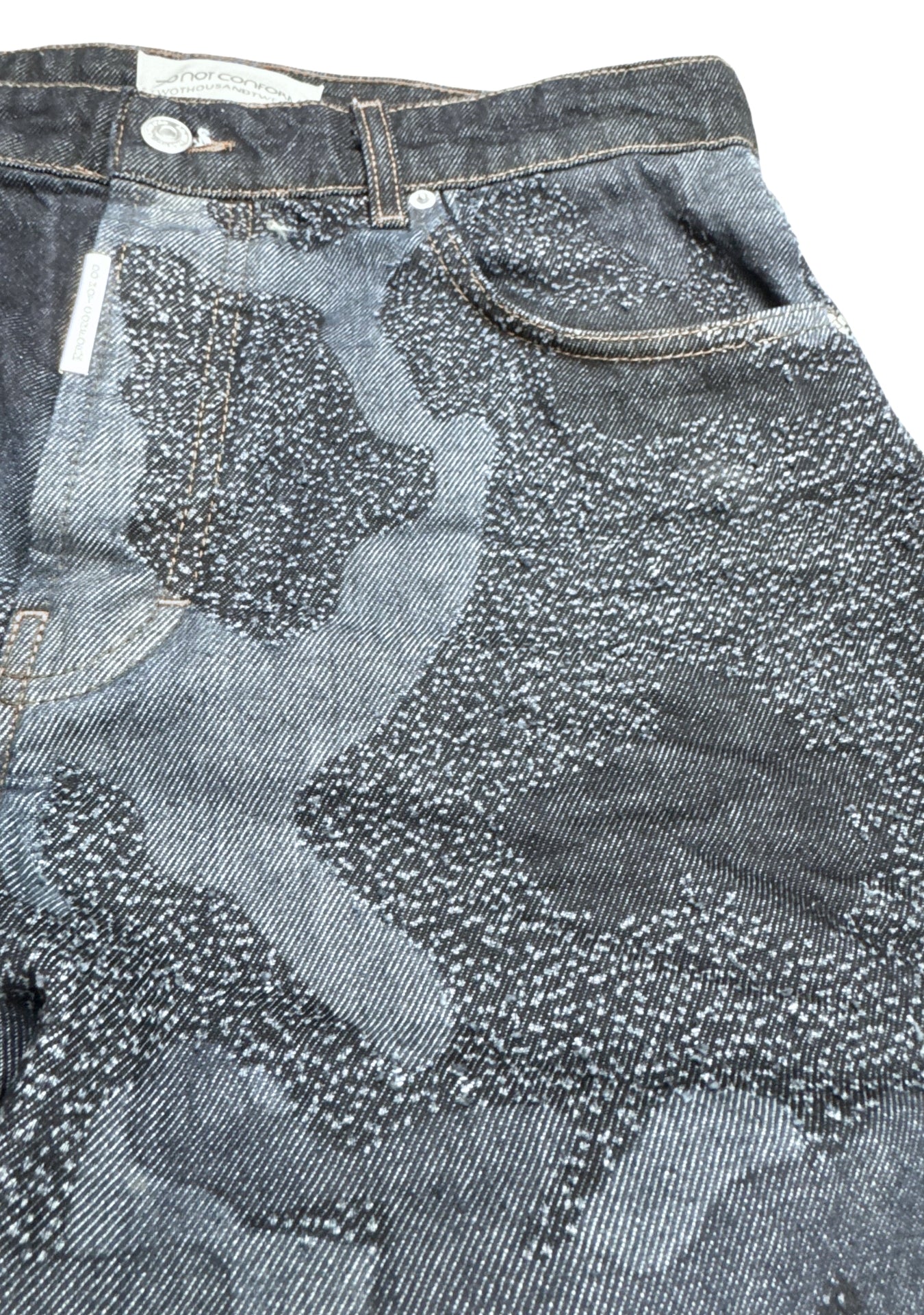 PIXELIZED CAMOUFLAGE PRINT BAGGY