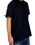 BLACK ESSENTIAL LABEL TEE