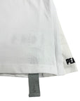 WHITE ZIPPED TEE