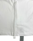 WHITE ZIPPED TEE