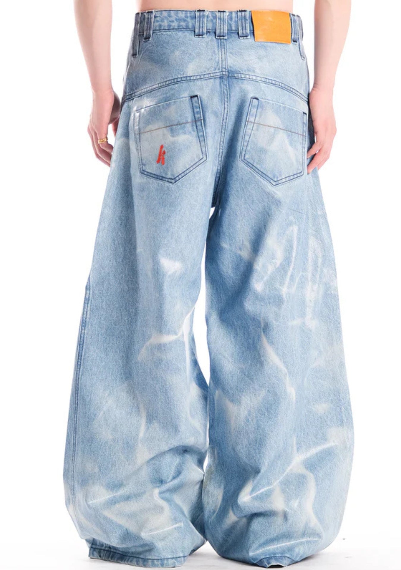 WIDE STRAIGHT SKY LUCYD DENIM