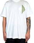 WHITE RUMBLE HEART TEE