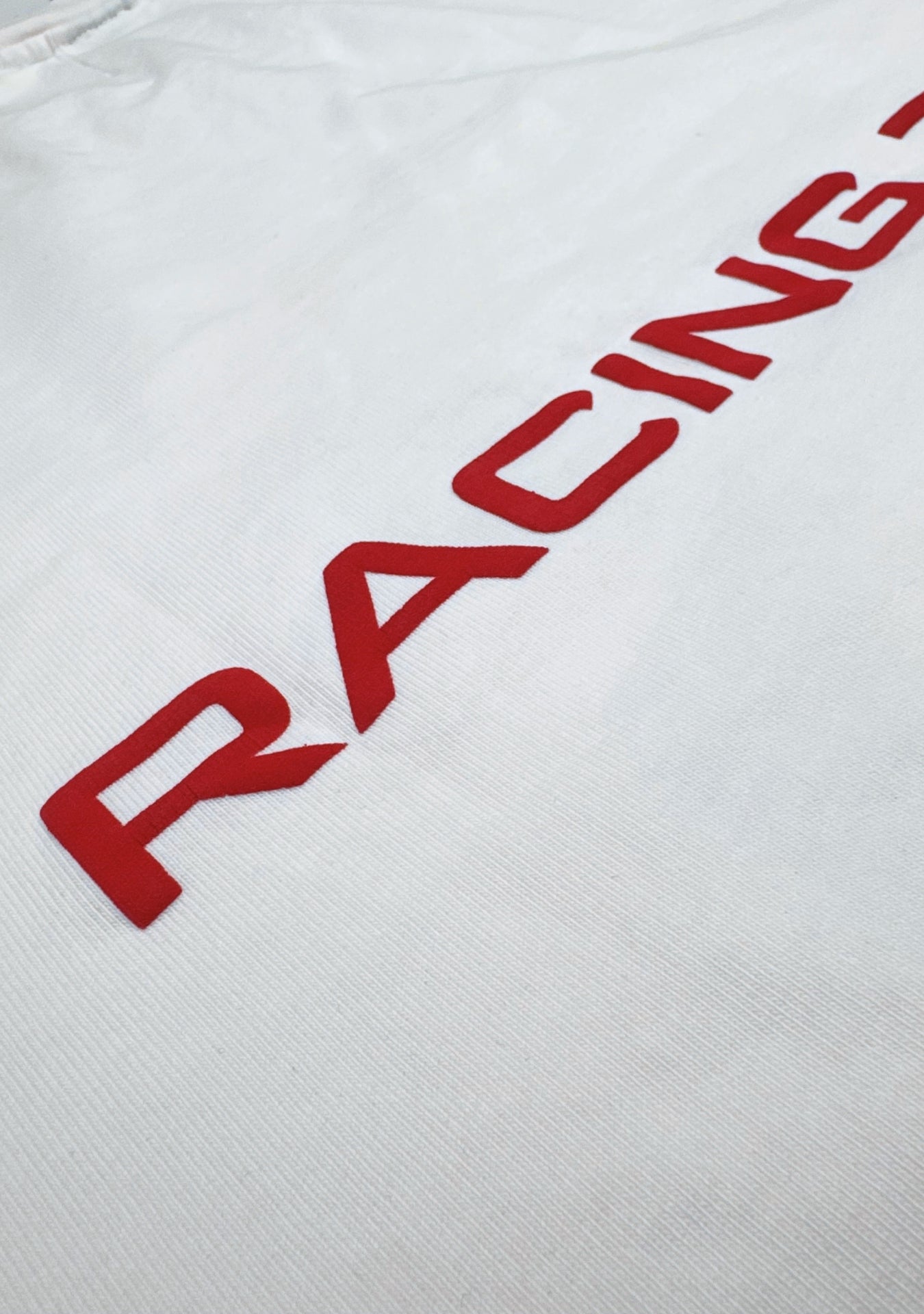 WHITE RACING LONGSLEEVE