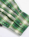 PM RHINESTONE FLANNEL GREEN