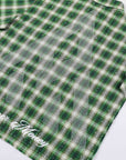 PM RHINESTONE FLANNEL GREEN