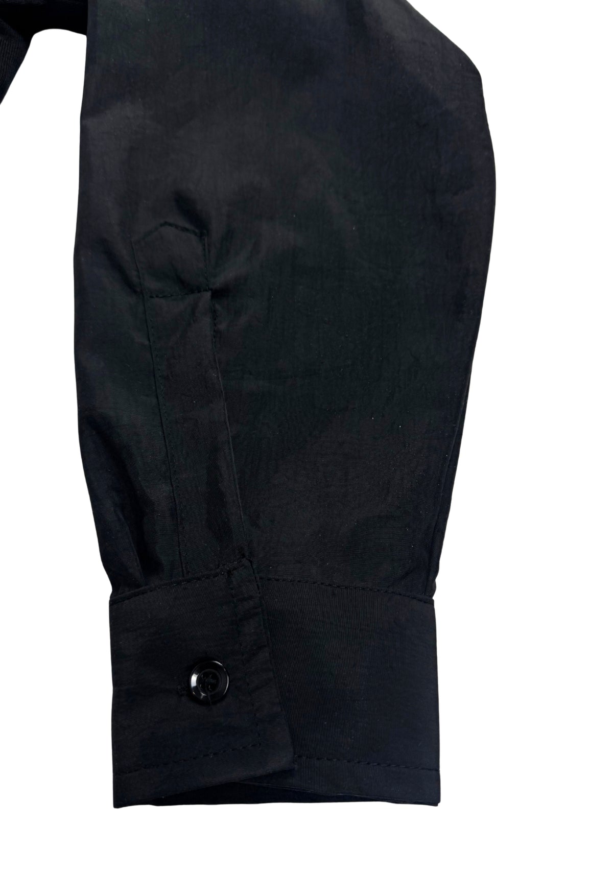 BLACK NYLON LONGSLEEVE