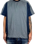 GREY NYLON TEE