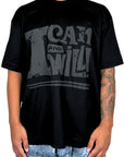 I CAN AND WILL BLACK TEE