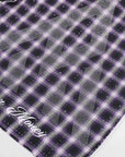 PM RHINESTONE FLANNEL PURPLE