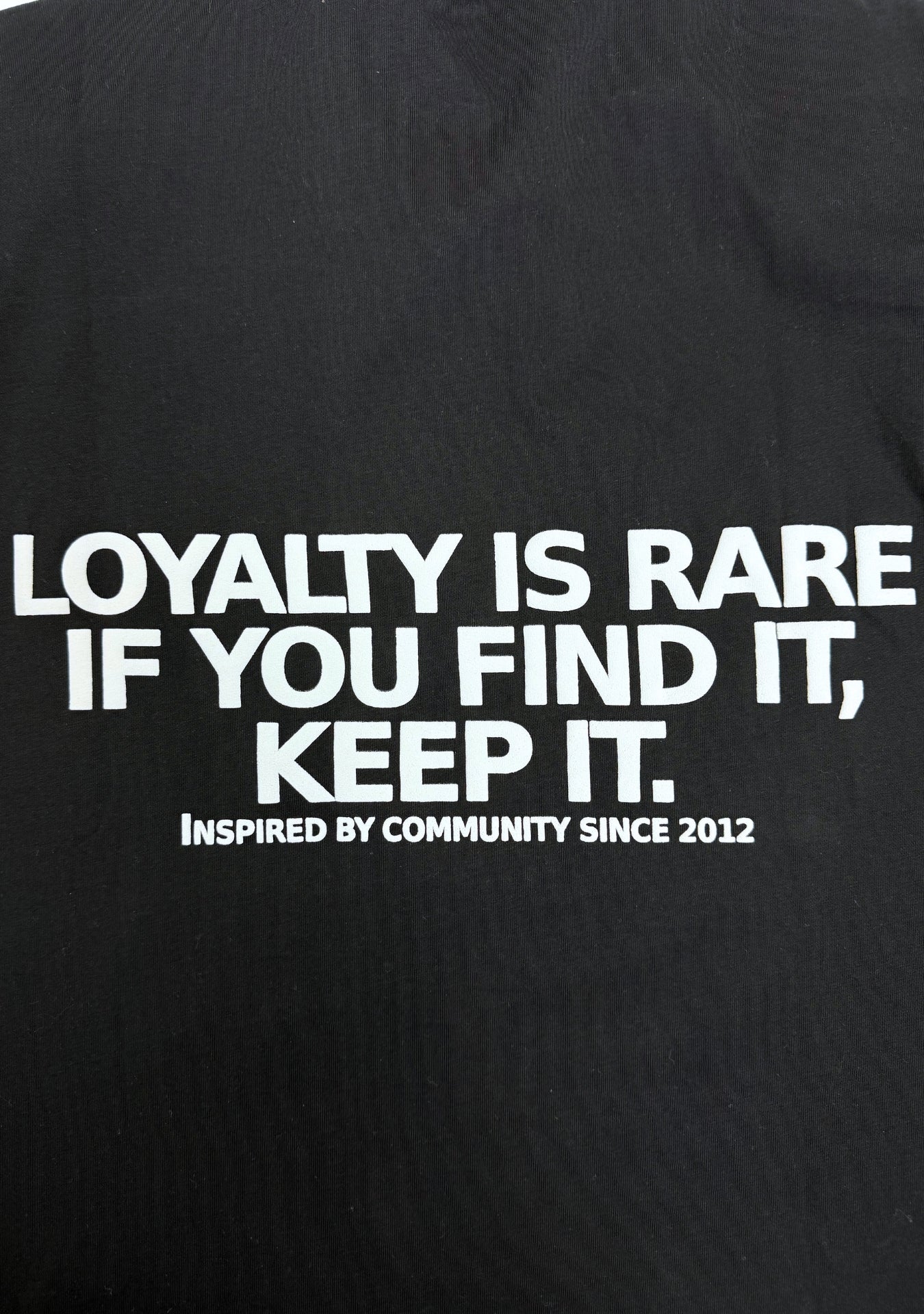 LOYALTY BLACK TEE