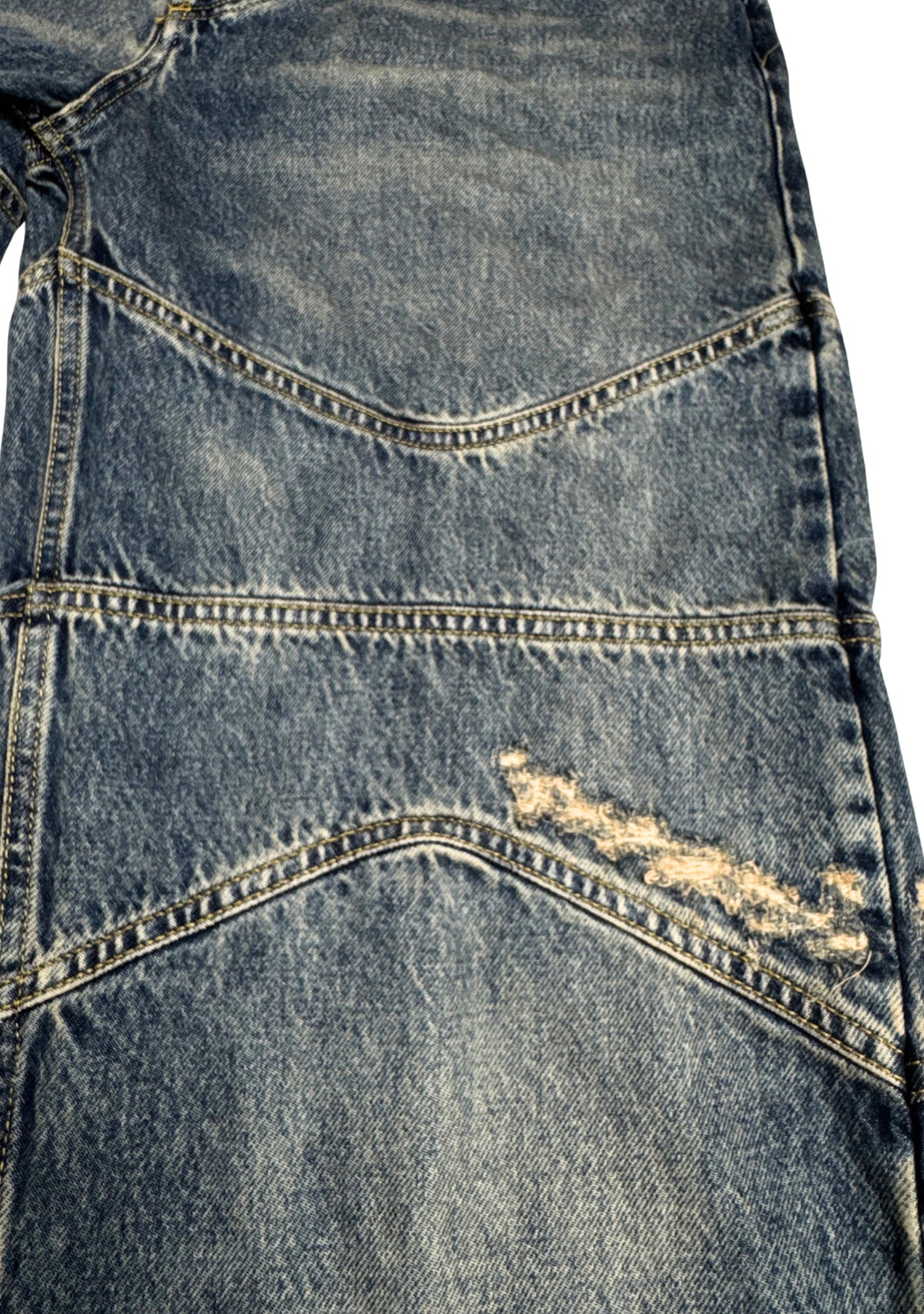 SAND BAGGY ABRASIONS DIAGONAL CUTS